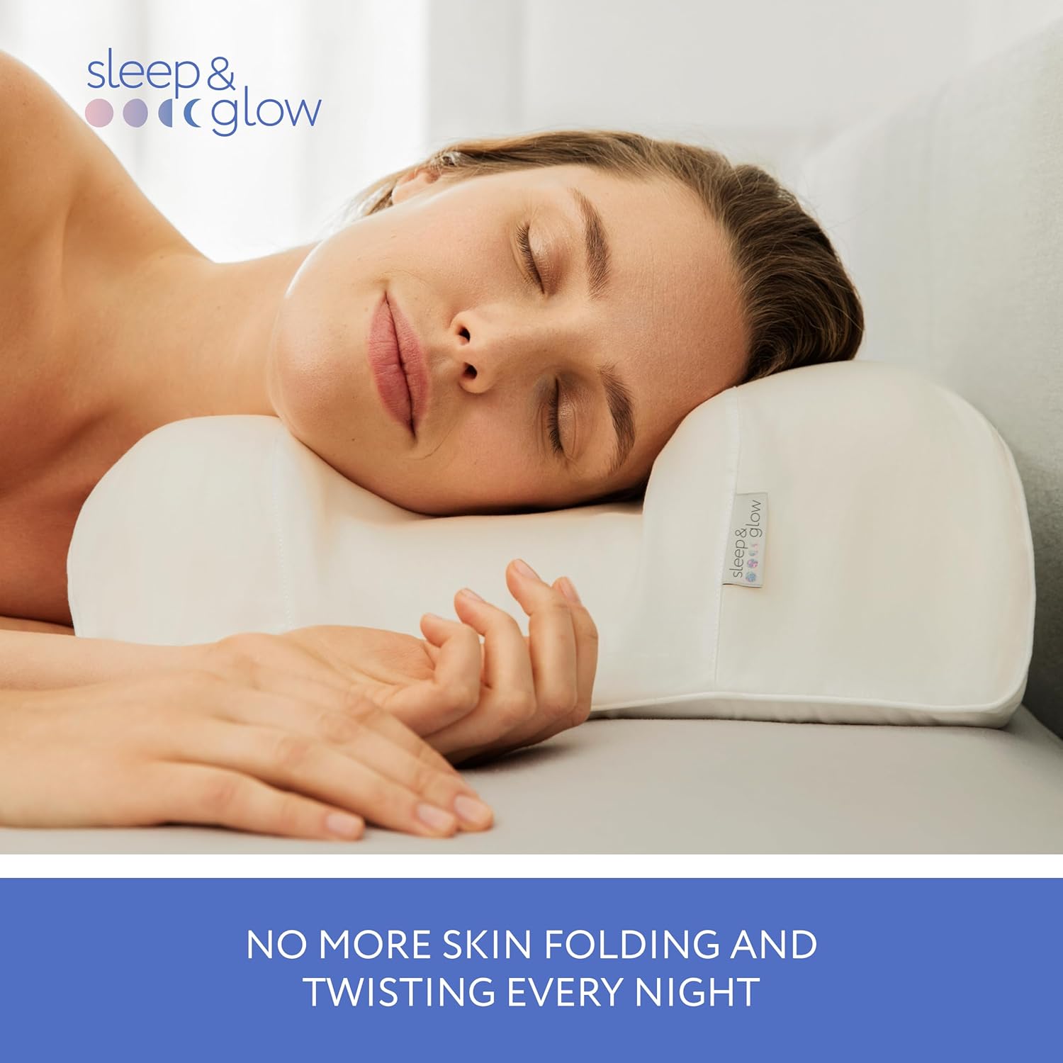 Anti-Aging Beauty Pillow, Adjustable Memory Foam