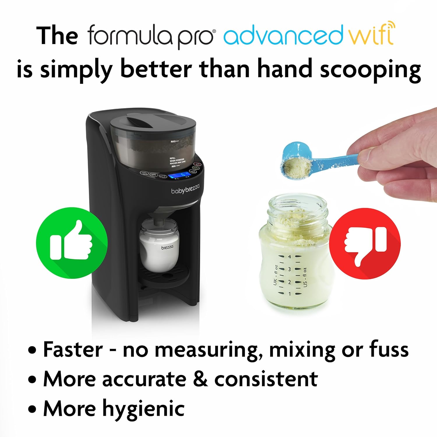 Advanced WiFi Formula Dispenser, Black