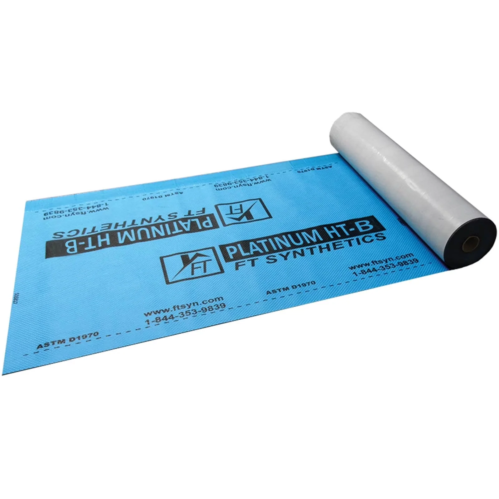 FT Synthetics Self-Adhering Underlayment, 200 Square Feet, 36 in x 67 Feet – Platinum HT