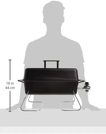 Portable Convective 1-Burner Stainless Steel Propane Gas Grill – 465133010