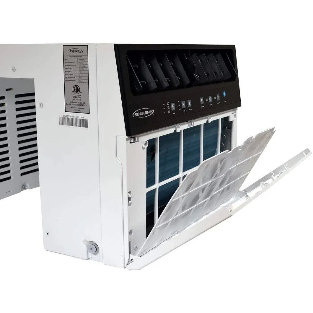 8,000 BTU Hybrid (saddle) Window Air Conditioner with WiFi – 8,000 BTU (White)