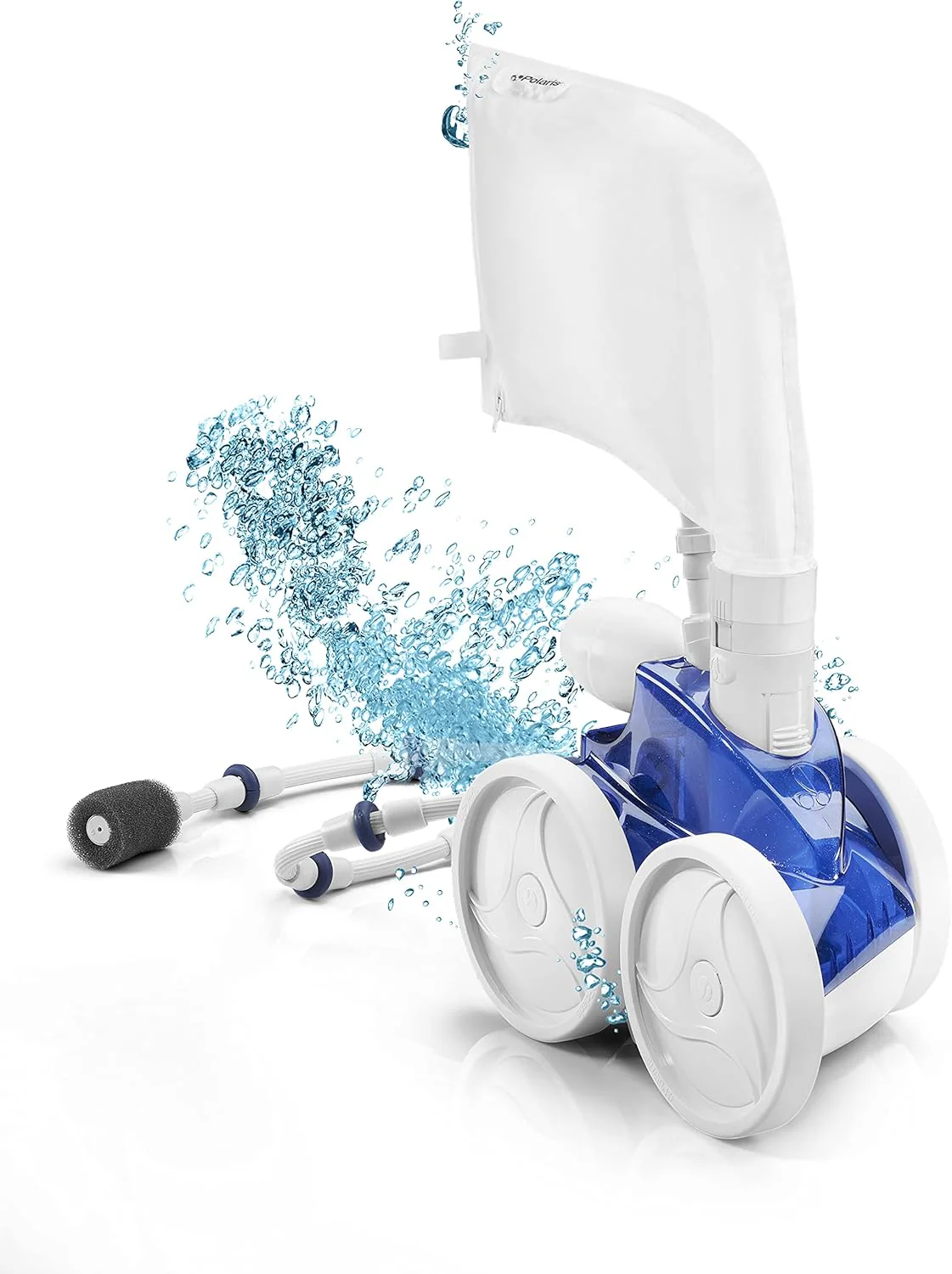 Pressure Inground Pool Cleaner, Triple Jet Powered, 31ft of Hose with a Single Chamber Debris Bag