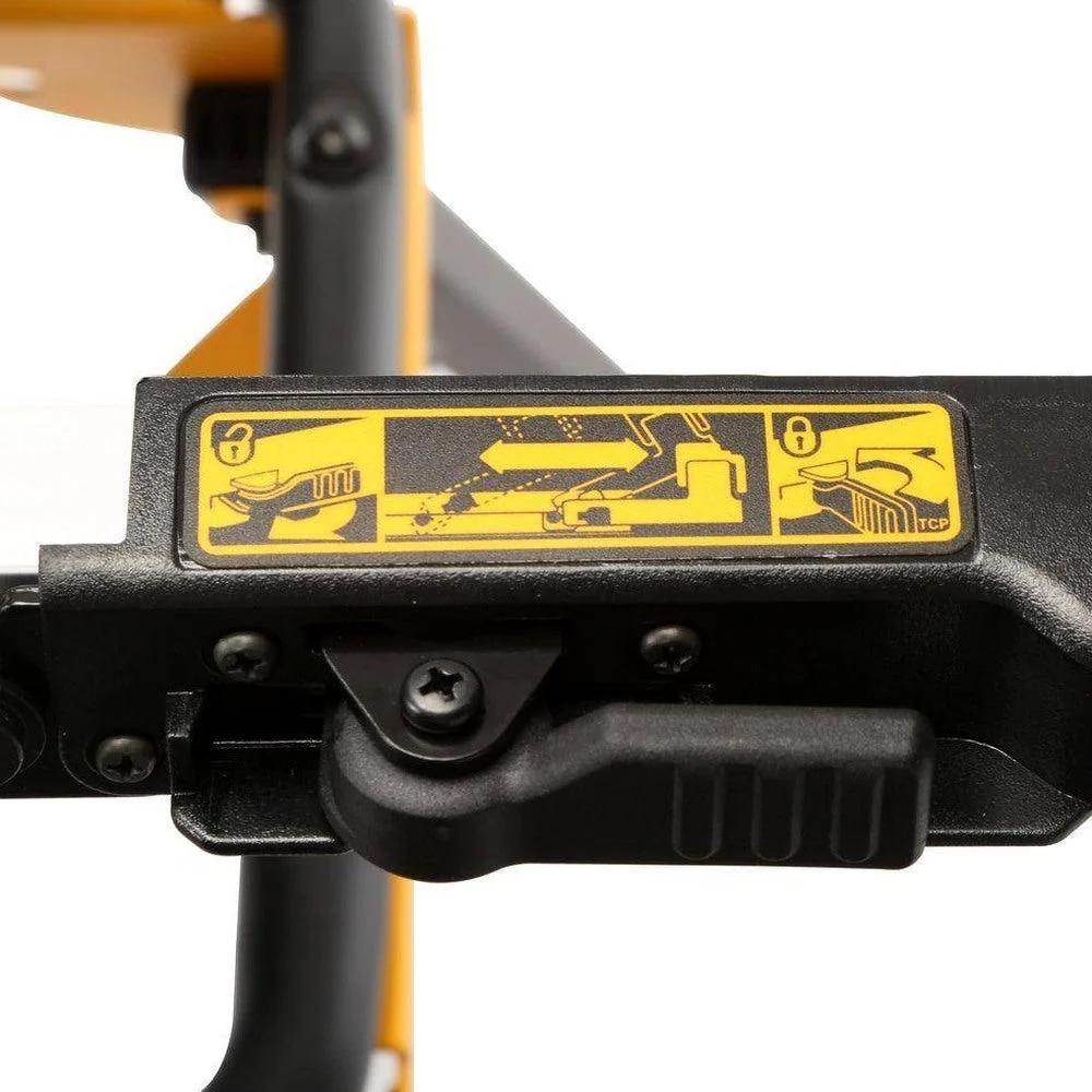 DEWALT 15 Amp Corded 10 in Job Site Table Saw With Rolling Stand – DWE7491RS