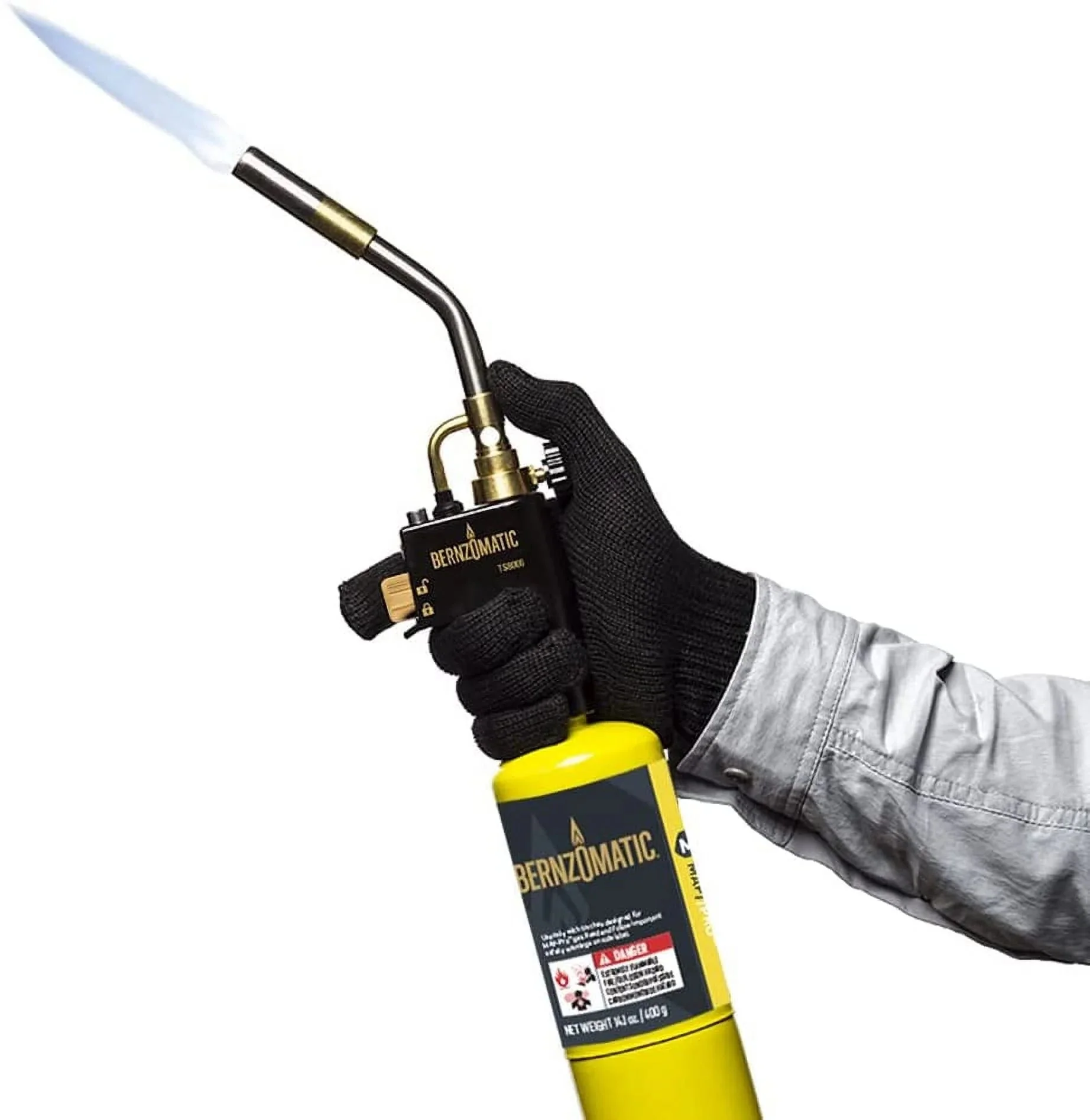Bernzomatic MAP-Pro Gas Cylinders 14.1 oz 3-Pack With Max Performance Torch – TS8000