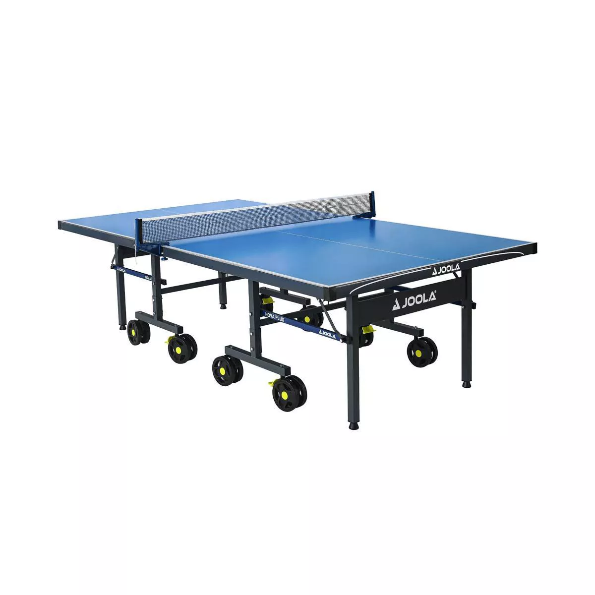 Outdoor Table Tennis Table with Weatherproof Net, 9 5 ft, Foldable, Aluminum Surface