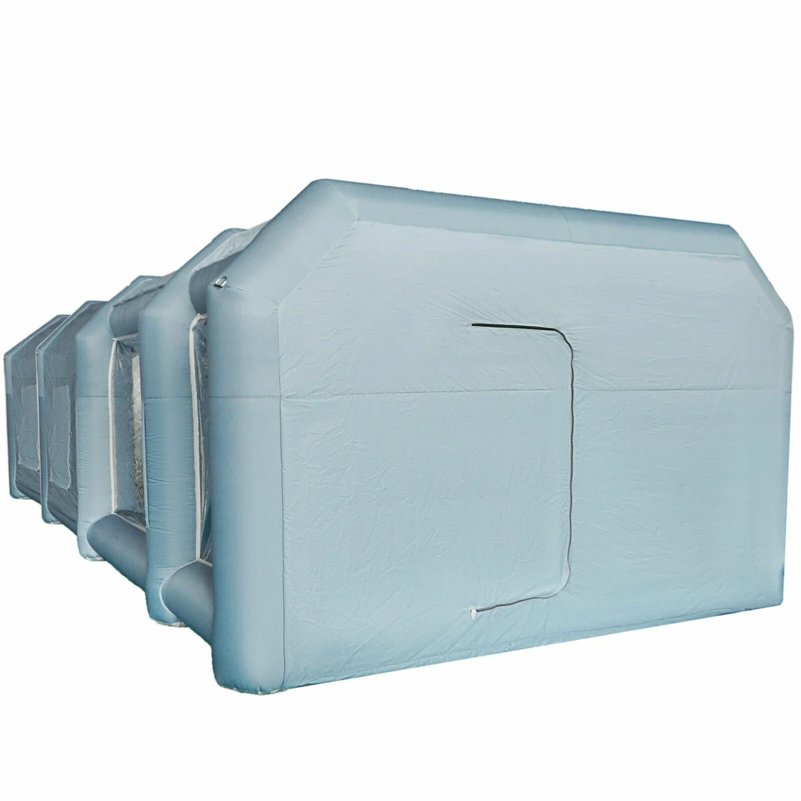 Inflatable Spray Paint Booth Tent 33 x 16.4 x 12 ft With 2 950W And 350W Blowers