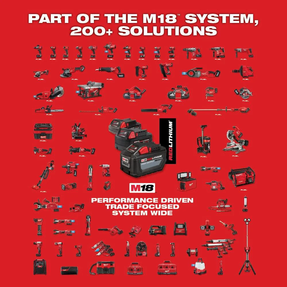Milwaukee M18 FORCE LOGIC Press Tool With ONE-KEY – 1/2 in – 2 in CTS Jaws