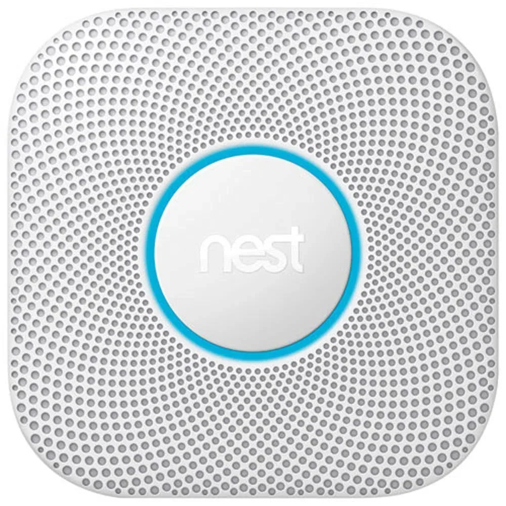 Google Nest Protect 2nd Gen Wired Smoke & CO Alarm With Voice Alerts And Phone Notifications