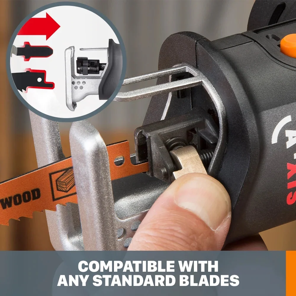 Worx 20V Power Share Axis Cordless Reciprocating & Jig Saw – WX550L.9