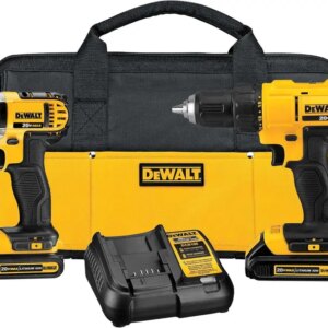 20V MAX Cordless Drill And Impact Driver Combo Kit With 2 Batteries And Fast-Charging Station – DCD771