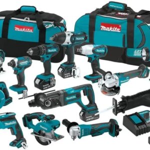 Makita 18V LXT 15-Piece Cordless Power Tool Combo Kit – XT1501