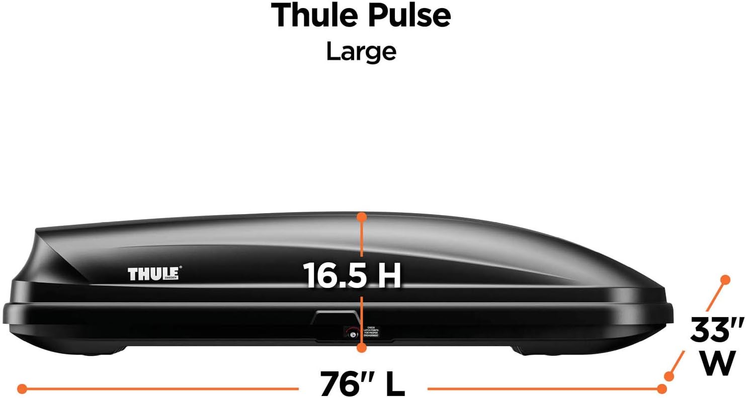 615 Pulse Cargo Rack, Large, Black