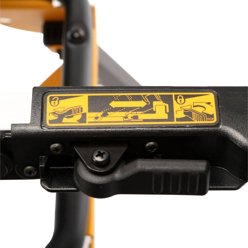 DEWALT 15 Amp Corded 10 in. Jobsite Table Saw With Rolling Stand – DWE7491RS