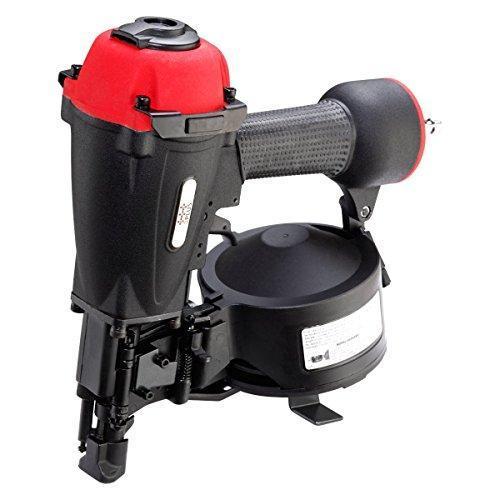 3PLUS 11 Gauge 15 Degree Coil Roofing Nailer, 3/4-Inch To 1-3/4-Inch – Black And Red