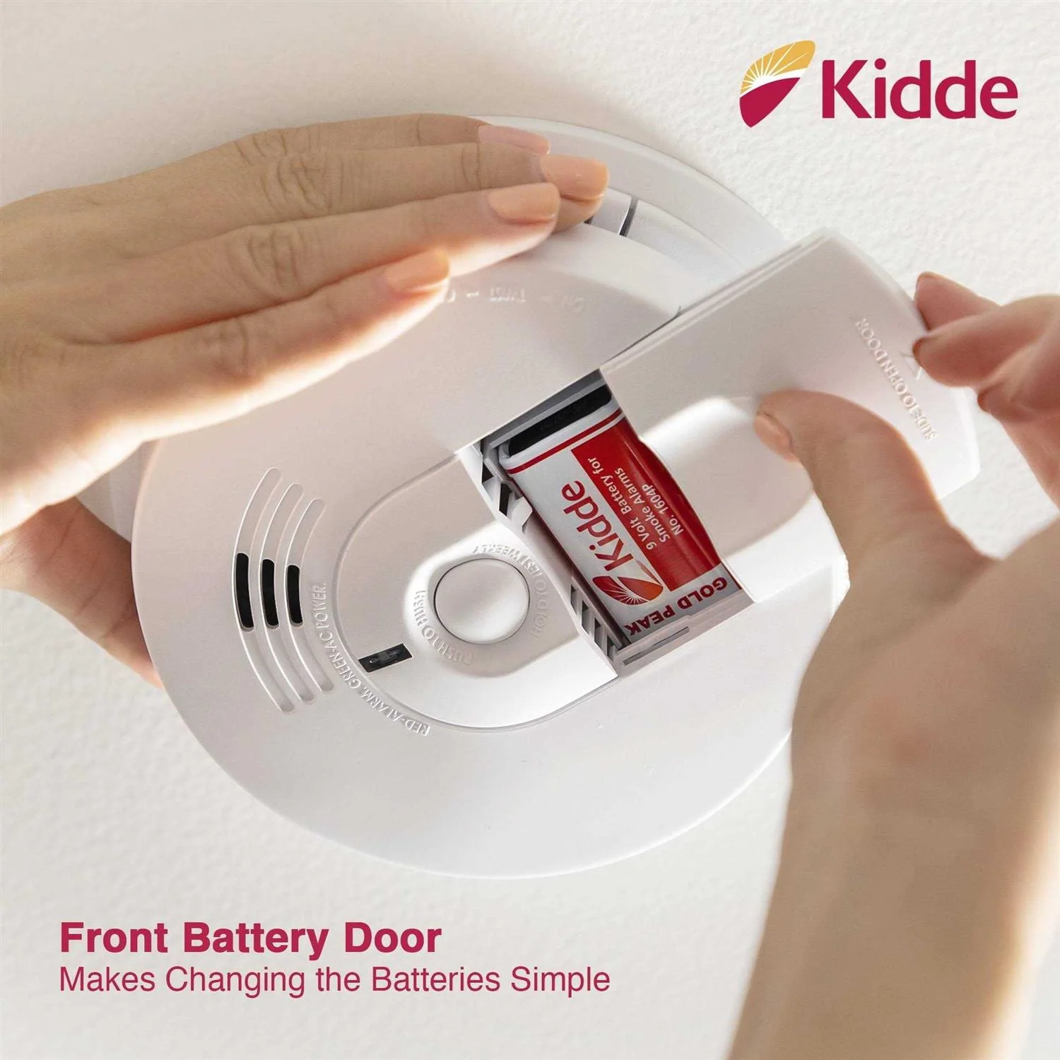 Kidde Hardwire Ionization Smoke Alarm With 9V Battery Backup – I4618
