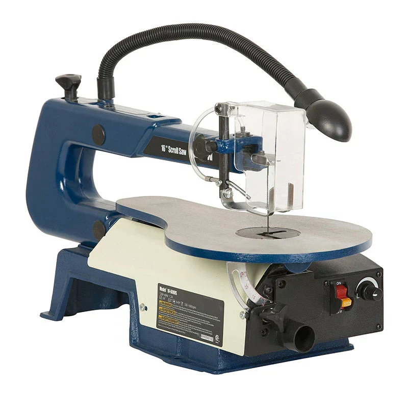 16-Inch Scroll Saw With Lamp And Variable Speed – 10-600VS