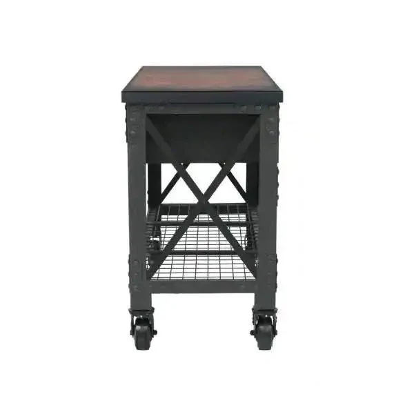 Building Products 72 in. 3-Drawers Rolling Industrial Workbench and Wood Top Configuration B