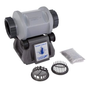 Platinum Series 7L Rotary Tumbler with Media Separator for Brass Cleaning