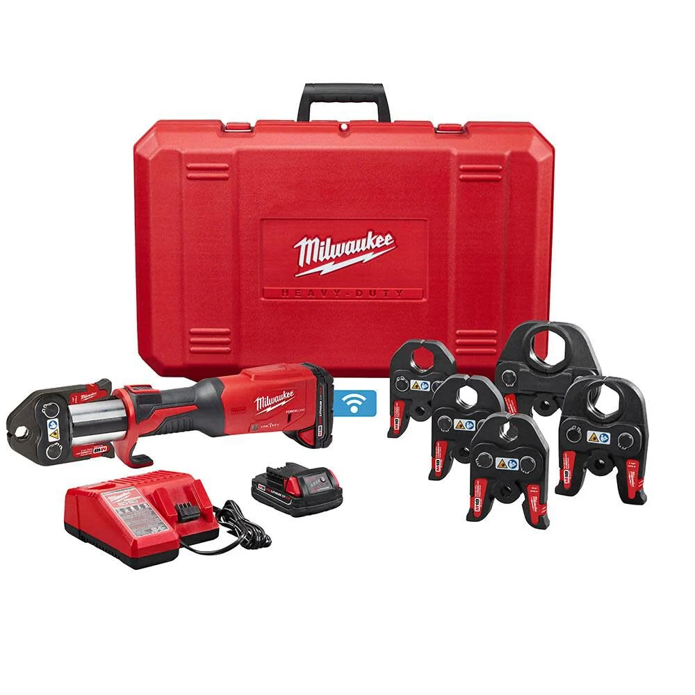 Milwaukee M18 FORCE LOGIC Press Tool With ONE-KEY – 1/2 in – 2 in CTS Jaws