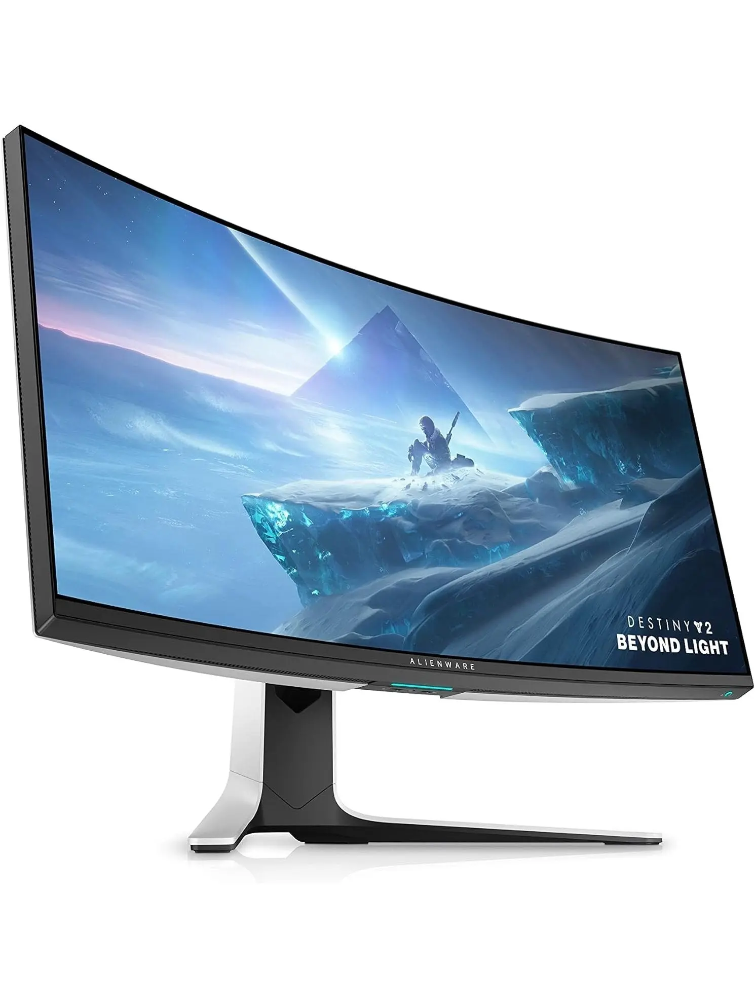 Ultrawide Curved Gaming Monitor 38 Inch, 144Hz Refresh Rate, 3840 x 1600 WQHD, IPS, NVIDIA, 1ms Response Time, 2300R Curvature, VESA Display HDR 600, AW3821DW – White